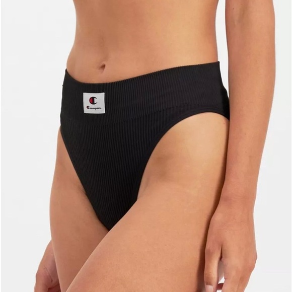 CHAMPION SEAMLESS HIGH RISE BIKINI & TOP - GRAY SIZE SMALL (NEW WITH TAGS) - Picture 10 of 12